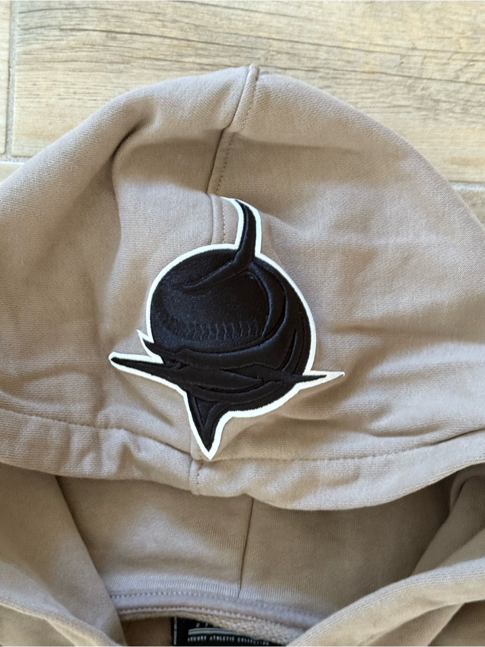 Miami Marlins Pro Standard Taupe Hoodie - Picture 4 of 6